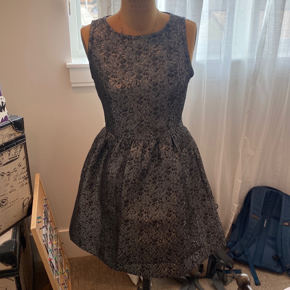 frenchi metallic dress size S